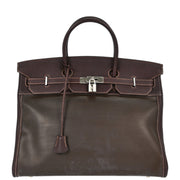 Hermes * Brown Amazonia Buffalo Birkin 40 Handbag