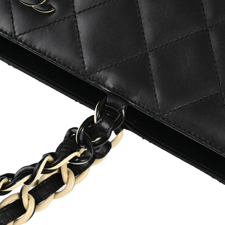 Chanel Black Calfskin Tote Handbag