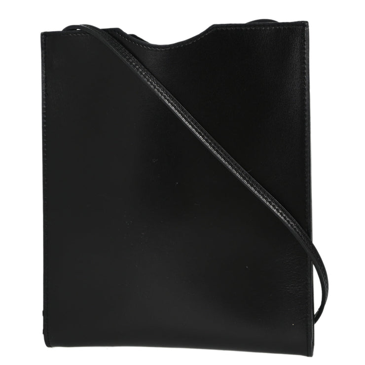 Hermes Black Box Calf Onimaitou Shoulder Bag