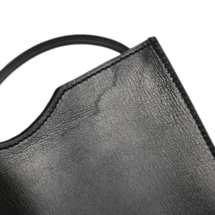 Hermes Black Box Calf Onimaitou Shoulder Bag