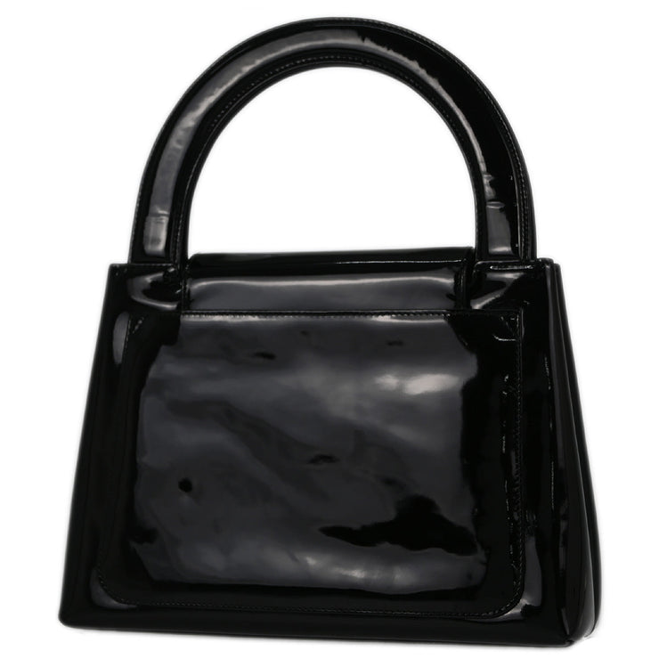 Chanel * Black Patent Leather Handbag