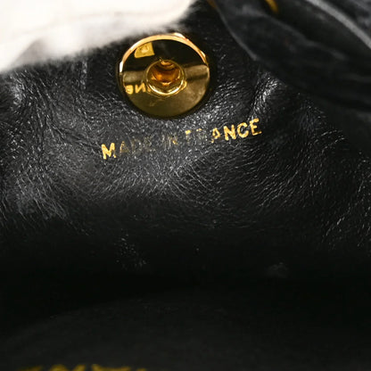 Chanel 1994-1996 Black Velvet Small Duma Backpack