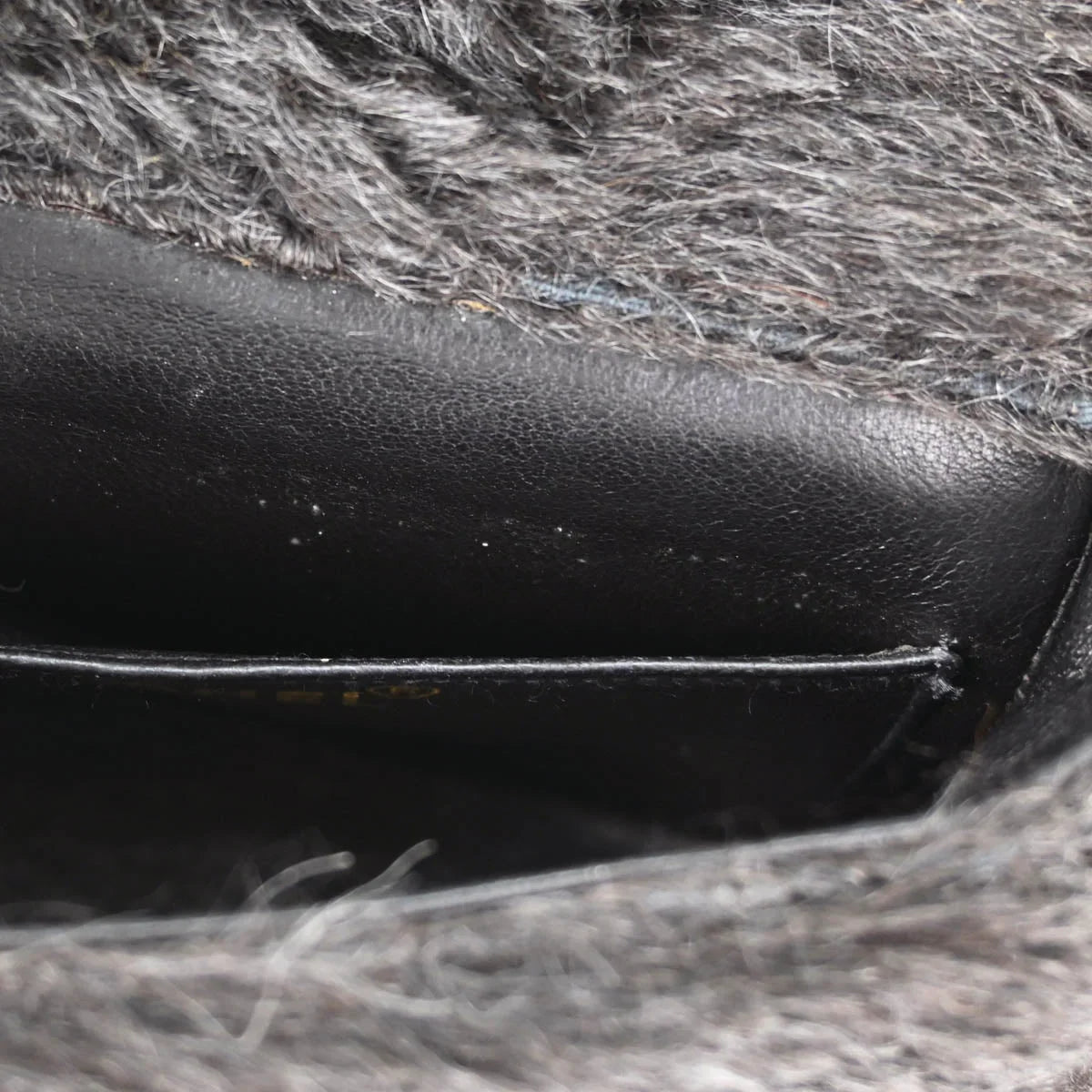 Chanel * 1991-1994 Fur Mini Square Handbag