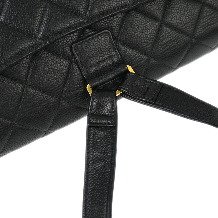 Chanel Black Caviar Backpack