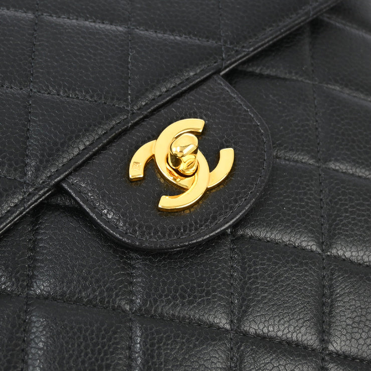 Chanel Black Caviar Backpack