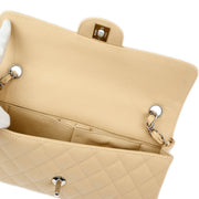 Chanel Beige Caviar East West Shoulder Bag