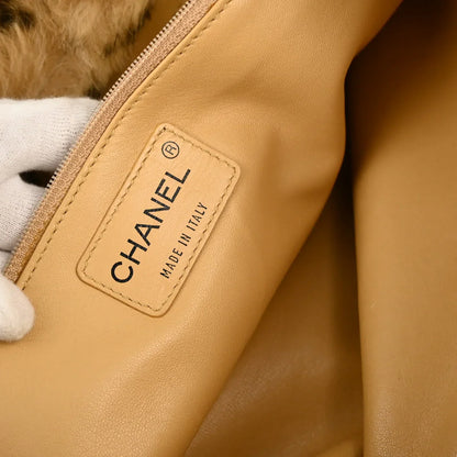 Chanel 2000-2001 Rabbit Fur Tote Bag