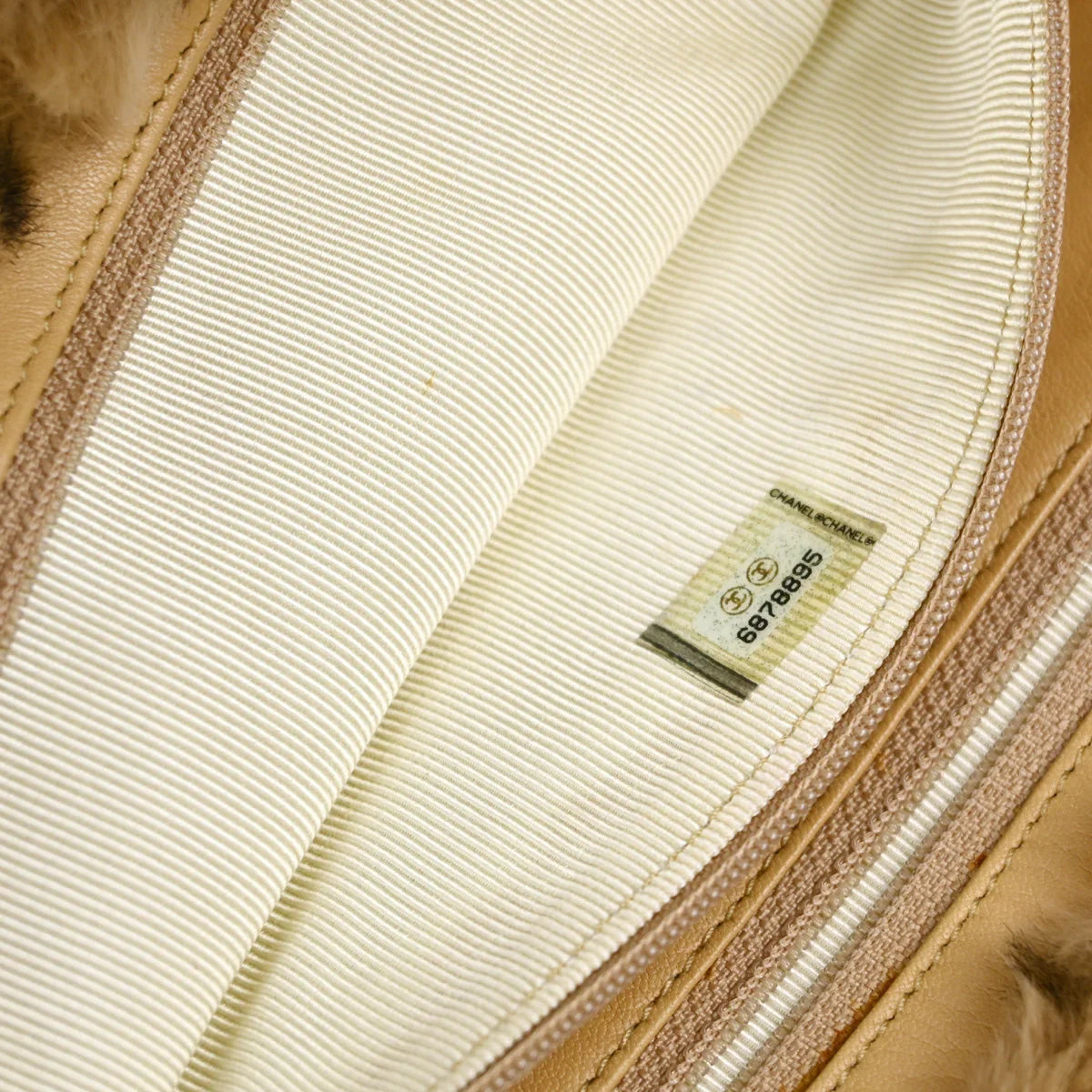 Chanel 2000-2001 Rabbit Fur Tote Bag