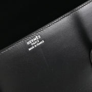 Hermes Black Box Calf Drag 2 37 Handbag