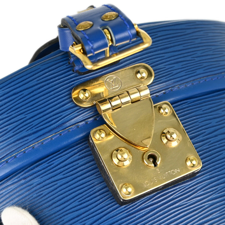 Louis Vuitton 1993 Blue Epi Boite Chapeau 30 Hat Box