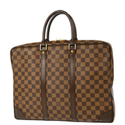 Louis Vuitton 2007 Damier Porte Documents Voyage Handbag N41124