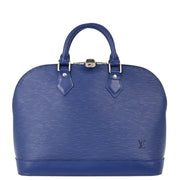 Louis Vuitton 2005 Blue Epi Alma Handbag M52145