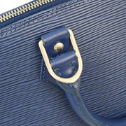 Louis Vuitton 2005 Blue Epi Alma Handbag M52145