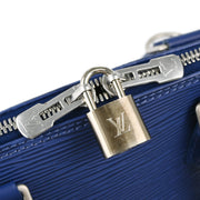 Louis Vuitton 2005 Blue Epi Alma Handbag M52145