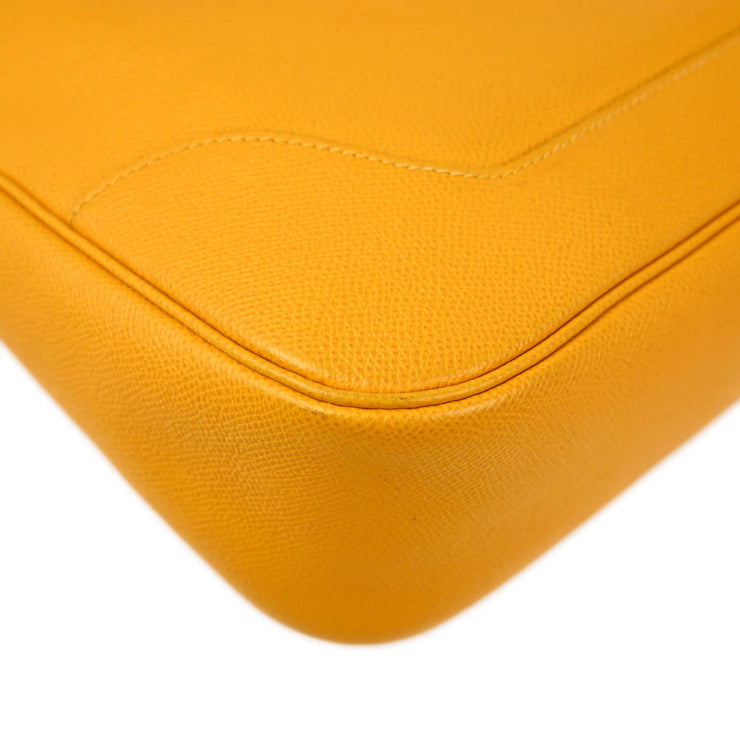 Hermes 2006 Jaune Epsom Trim 31 Shoulder Bag