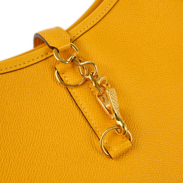 Hermes 2006 Jaune Epsom Trim 31 Shoulder Bag