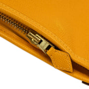 Hermes 2006 Jaune Epsom Trim 31 Shoulder Bag