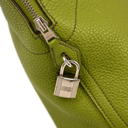 Hermes 2004 Anis Green Togo Bolide 31 2way Shoulder Handbag