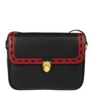 Yves Saint Laurent Black Leather Shoulder Bag