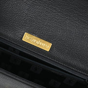 Yves Saint Laurent Black Leather Shoulder Bag