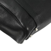 Hermes 2008 Black Taurillon Clemence Pursangle 31 Handbag