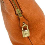 Hermes 2006 Orange Taurillon Clemence Bolide 31 2way Shoulder Handbag