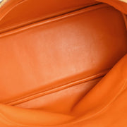 Hermes 2006 Orange Taurillon Clemence Bolide 31 2way Shoulder Handbag