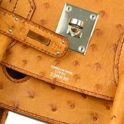 Hermes * 2003 Chestnut Ostrich Birkin 30 Handbag