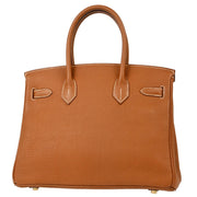 Hermes 2003 Gold Togo Birkin 30 Handbag