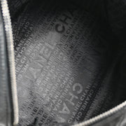 Chanel 2005-2006 Black Calfskin Bubble Quilt Handbag