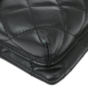 Chanel Black Calfskin Cambon Ligne Shoulder Pochette