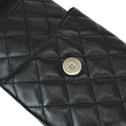 Chanel Black Calfskin Cambon Ligne Shoulder Pochette