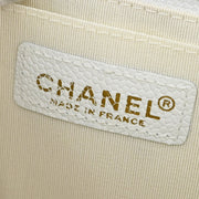 Chanel White Caviar Handbag