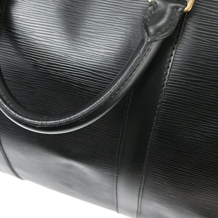 Louis Vuitton 1995 Black Epi Keepall 50 Travel Handbag M42962