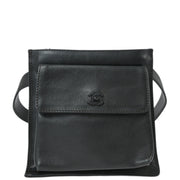 Chanel 1997-1999 Black Calfskin Waist Bum Bag