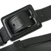 Chanel 1997-1999 Black Calfskin Waist Bum Bag