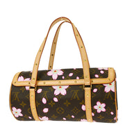 Louis Vuitton 2003 Monogram Cherry Blossom Papillon Handbag M92009