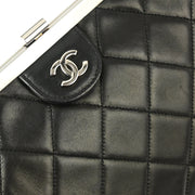 Chanel 1996-1997 Black Lambskin Handbag