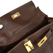 Hermes Brown Gulliver Kelly A Dos GM Backpack