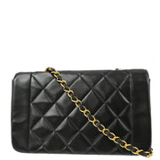 Chanel Black Lambskin Small Diana Shoulder Bag