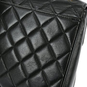 Chanel 1996-1997 Black Lambskin Handbag