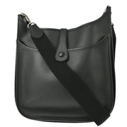 Hermes 2007 Black Epsom Evelyne 2 GM Shoulder Bag