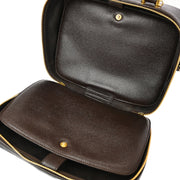 Chanel 1996-1997 Brown Caviar Timeless Lunch Box Vanity 24