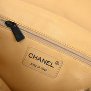 Chanel 2000-2001 Beige Fur Chain Shoulder Bag