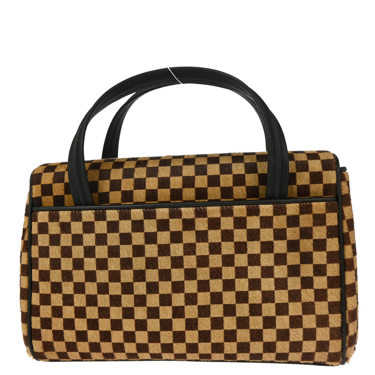 Louis Vuitton 2003 Damier Sauvage Lion Handbag M92131