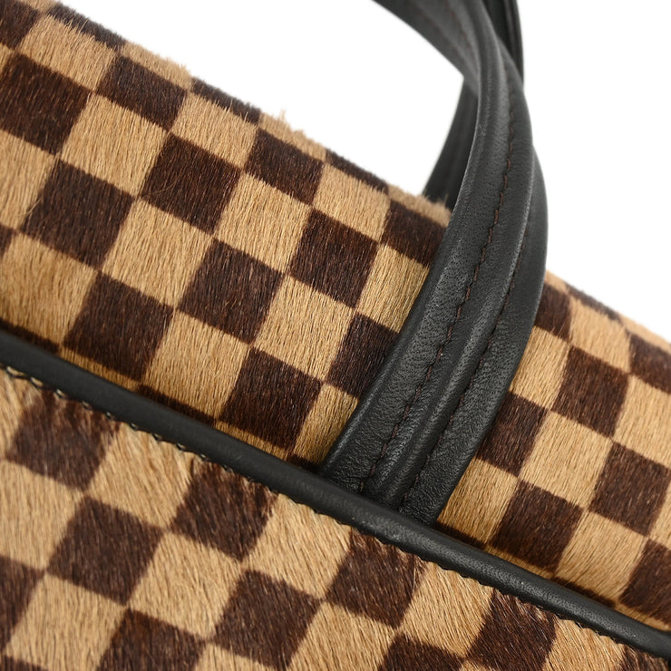 Louis Vuitton 2003 Damier Sauvage Lion Handbag M92131