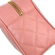 Chanel 2003-2004 Pink Caviar Bowling Bag 27