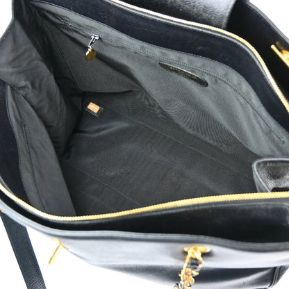 Chanel 1996-1997 Black Caviar Supermodel Shoulder Bag