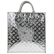 Louis Vuitton 2009 Silver Monogram Miroir Sac Plat Handbag M40269