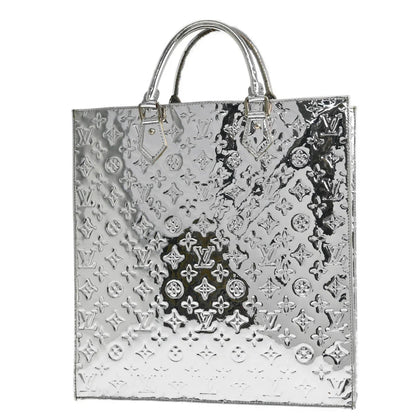 Louis Vuitton 2009 Silver Monogram Miroir Sac Plat Handbag M40269